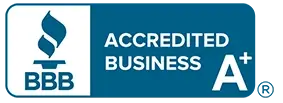 Rated A+ at the Better Business Bureau